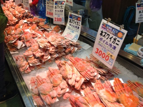 Crab on New Year's Eve? Salmon? (No. 1) New Year's Eve with the Yukino family crabs.